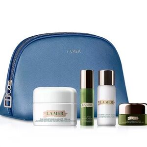 La Mer Skincare Collection with Blue Bag
